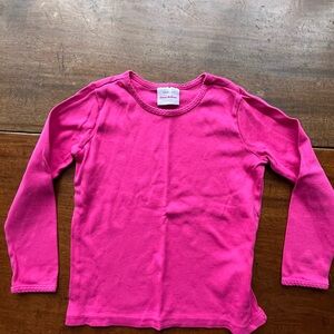 Hanna Andersson Bright Pink Long Sleeve Tee